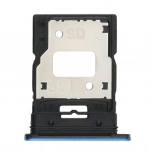 SIM-карти лоток + SIM-карти лоток / Micro SD Card Tray для Xiaomi Mi 11 Lite M2101K9AG (синій)