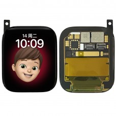 LCD-skärm och digitizer Fullständig montering för Apple Watch Series 7 41mm