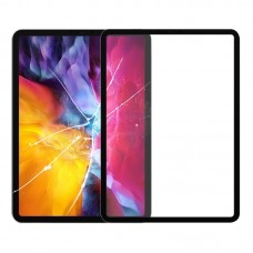 Передній екран зовнішній скляний об'єктив для iPad Pro 11 (2021) A2301 A2459 A2460 (чорний)