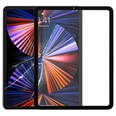 מסך קדמי זכוכית חיצונית עדשה עבור iPad Pro 12.9 אינץ '(2021) A2378 A2461 A2379 (שחור)