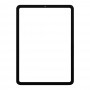 Přední obrazovka vnější sklo čočky pro iPad Pro 12,9 palce (2021) A2378 A2461 A2379 (černá)