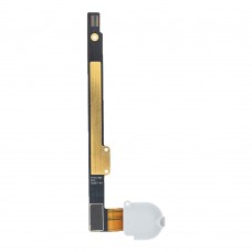 Earphone Jack Flex Cable for iPad 10.2 inch (2019) / iPad 7 A2200 A2198 (4G) (თეთრი)