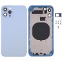 iPhone 11用IP13 PROの外観模造品付きバックハウジングカバー（青）