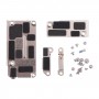 LCD-batteri järnplåtuppsättning med klistermärke + skruvar för iPhone 12/12 PRO