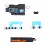 10个PCS扬声器防尘网带框架为iPhone 12 Pro Max（白色）