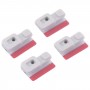 10 PCS Microphone Dustproof Mesh for iPhone 12 Pro Max (White)