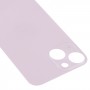 Fácil de reemplazo de la cubierta de la batería de la parte posterior del agujero de la cámara de reemplazo para iPhone 13 mini (rosa)