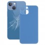 Easy Replacement Big Camera Hole Glass Back Battery Cover for iPhone 13 mini(Blue)