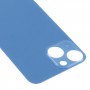 Lihtne asendamine Big Camera Hole Glass Back Battery Cover iPhone 13 mini (sinine)