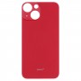 Fácil reemplazo de la cubierta de la batería de la parte posterior del agujero de la cámara de reemplazo para iPhone 13 mini (rojo)