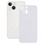 Facile sostituzione Grande foro foro per fotocamera coperchio della batteria posteriore per iPhone 13 mini (bianco)