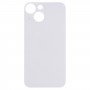 Лесно заместване Голяма камера дупка стъкло обратно капак на батерията за iPhone 13 mini (бял)