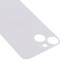 Easy Ersatz Big Kamera-Lochglas-Backbatterie-Abdeckung für iPhone 13 Mini (weiß)