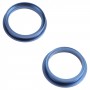 2 PCS Rear Camera Glass Lens Metal Outside Protector Hoop Ring for iPhone 13 mini(Blue)