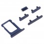 Zásobník karty SIM + Boční klávesy pro iPhone 13 Mini (modrá)