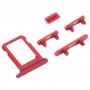 SIM Card Tray + Side Keys for iPhone 13 Mini(Red)