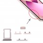 SIM-kortfack + sidoknappar för iPhone 13 mini (stjärnljus)