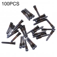 100 PCS Charging Port Screws for iPhone 13 mini (Black) 