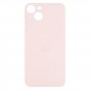 Cubierta trasera de la batería de cristal para iPhone 13 (rosa)