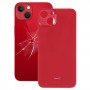 Snadná náhrada Velký fotoaparát otvor sklo zadní kryt baterie pro iPhone 13 (červená)