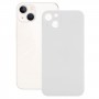 Facile sostituzione Grande foro per fotocamera in vetro coperchio della batteria posteriore per iPhone 13 (bianco)