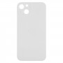 Facile sostituzione Grande foro per fotocamera in vetro coperchio della batteria posteriore per iPhone 13 (bianco)