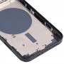 Назад Житлова обкладинка з SIM-картковим лотком та бічними клавішами та камерою лінз для iPhone 13 (чорний)