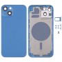Cubierta trasera de la carcasa con bandeja de tarjeta SIM y llaves laterales y lentes de la cámara para iPhone 13 (azul)