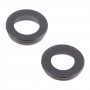 2 st Bastkamera Glaslins Metal Inside Protector Hoop Ring för iPhone 13