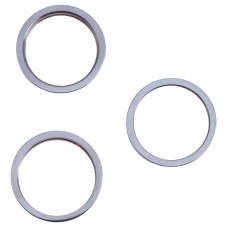 3 szt. Kamera tylna soczewka szklana metalowa Outside Protector Hoop Ring dla iPhone 13 Pro Max (niebieski)