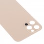 Łatwa wymiana Big Camera Hole Hole Glass Glass Back Box dla iPhone 13 Pro Max (Gold)