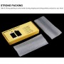 Enkel ersättning Big Camera Hole Glass Back Batteriluckor för iPhone 13 Pro (Gold)