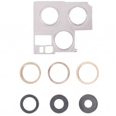 Coperchio della lente della fotocamera con staffa di fissaggio per iPhone 13 Pro (oro)