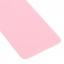 Facile sostituzione Grande foro per fotocamera in vetro coperchio della batteria posteriore per iPhone X / XS (rosa)