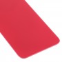 მარტივი ჩანაცვლება დიდი კამერა ხვრელი მინის უკან ბატარეის საფარი iPhone X / XS (წითელი)
