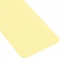 Egyszerű csere Big fényképezőgép Hole Glass hátlapját iPhone X / XS (sárga)