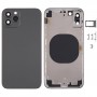 Cubierta de la carcasa trasera con la apariencia de imitación de IP13 Pro para iPhone X (Negro)