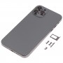 iPhone X（ブラック）用のIP13 PROの外観模造品付きバックハウジングカバー