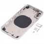 Rückengehäusedeckel mit Erscheinungsbild Nachahmung von IP13 Pro für iPhone x (weiß)