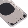 უკან საბინაო საფარი გამოჩენა IP13 Pro for iPhone X (თეთრი)