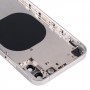 Couvercle de boîtier arrière avec apparence imitation d'IP13 Pro pour iPhone X (blanc)