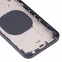 Задняя крышка корпуса с внешним видом IP13 для iPhone XR (черный)