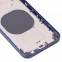 Tillbaka Husskydd med utseende Imitation av IP13 för iPhone XR (blå)
