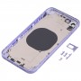 Rückengehäusedeckel mit Erscheinungsbild Nachahmung von IP13 für iPhone XR (lila)