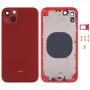 Tagasi korpuse kate IP13 välimuse imitatsioon iPhone XR jaoks (punane)