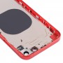 უკან საბინაო საფარი გამოჩენა IP13 IPhone XR (წითელი)