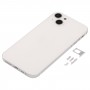背部外壳盖，带有外观模仿IP13，适用于iPhone XR（白色）