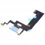 Câble Flex de port de charge d'origine pour iPhone XR (bleu)