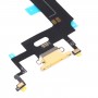 Оригинальный зарядный порт Flex Cable для iPhone XR (желтый)