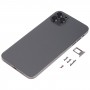 Cubierta trasera de la carcasa con la apariencia de imitación de IP13 Pro Max para iPhone XS Max (Negro)